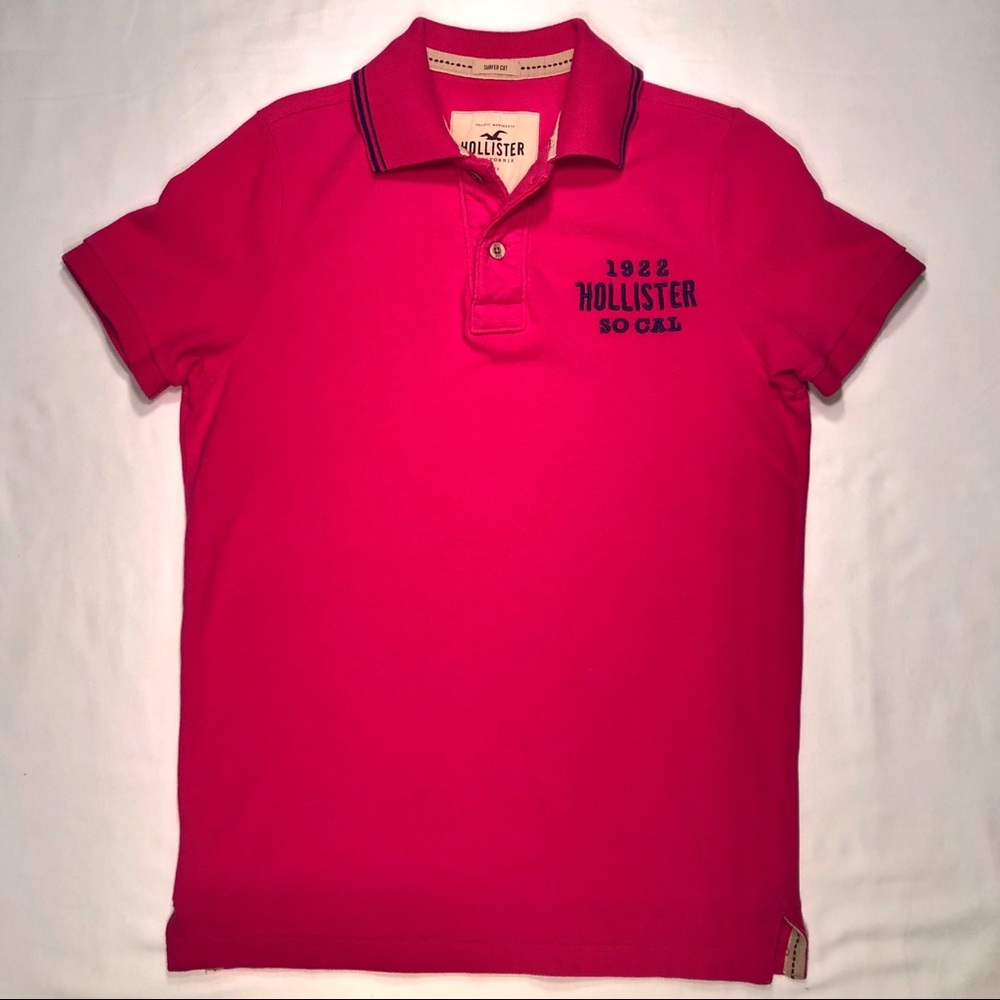 Hollister | Pink Polo Shirt